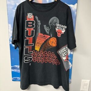 Vintage 1991 Chicago Bulls Wold Champs All over print Salem tag wrap around XL